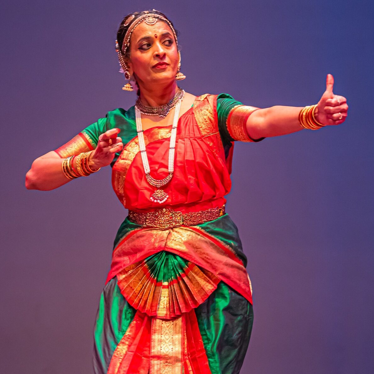 Bharatanatyam dancer